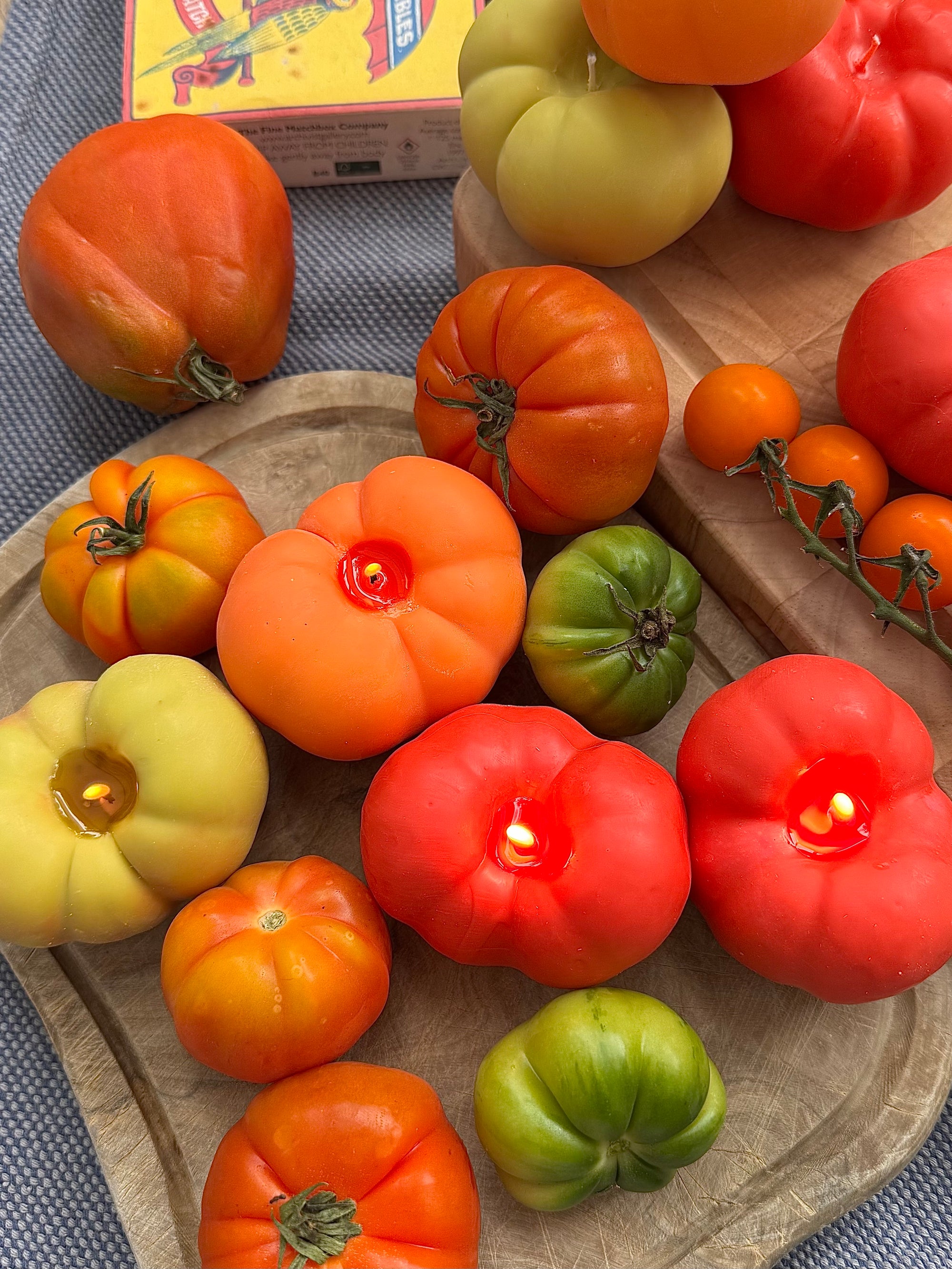 Heirloom Tomato Candle infused with tomato leaf essential oil